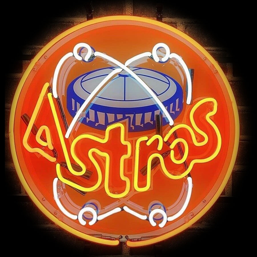 Commercial Wall Printing - Housto Astro Neon Signs neon bulb