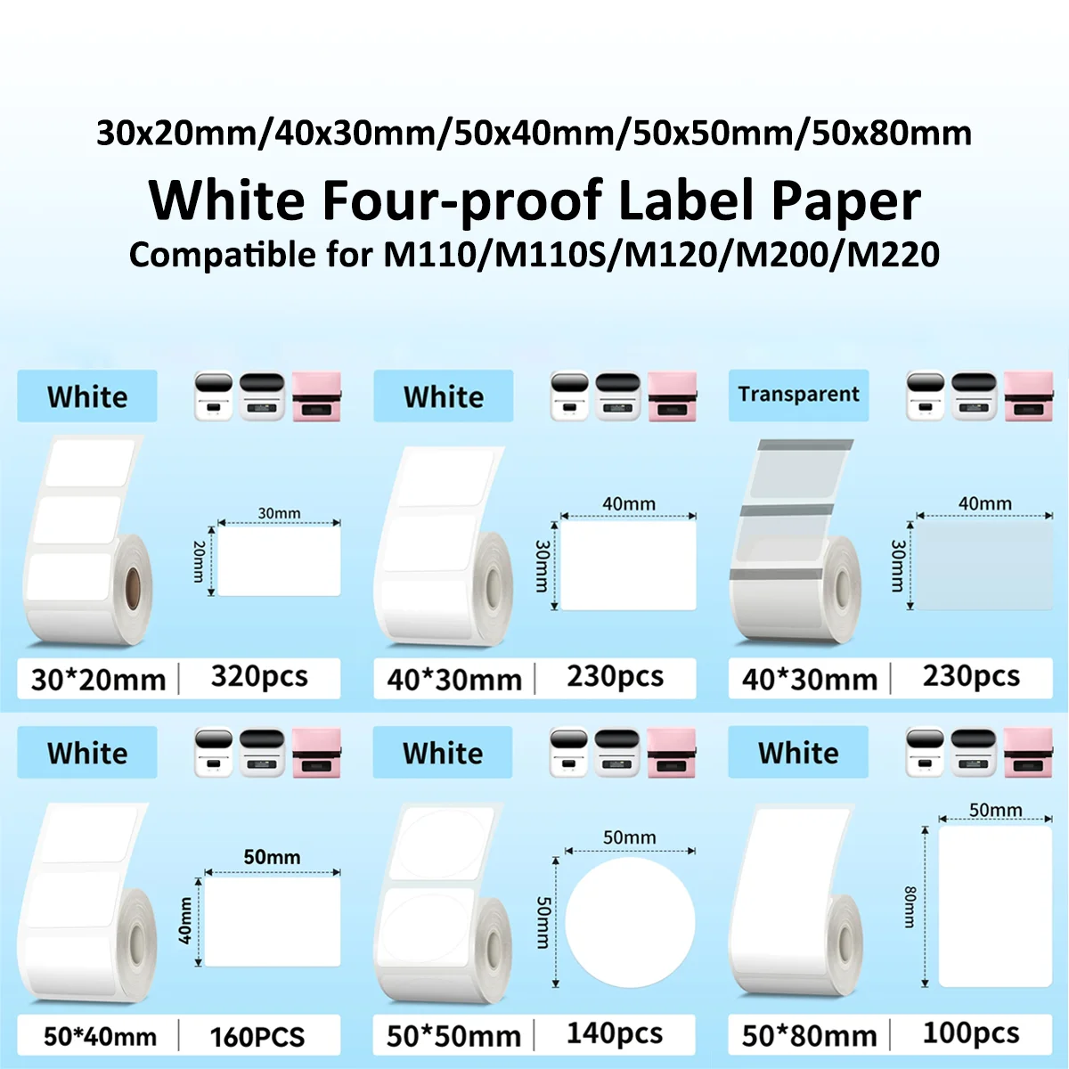 Commercial Printing Services - Thermal Sticker paper Thermal paper Label