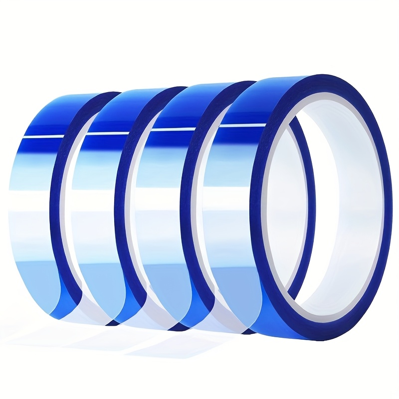Heat Transfer Vinyl Roll - YITAPE 4PCS Blue Heat Transfer Tape