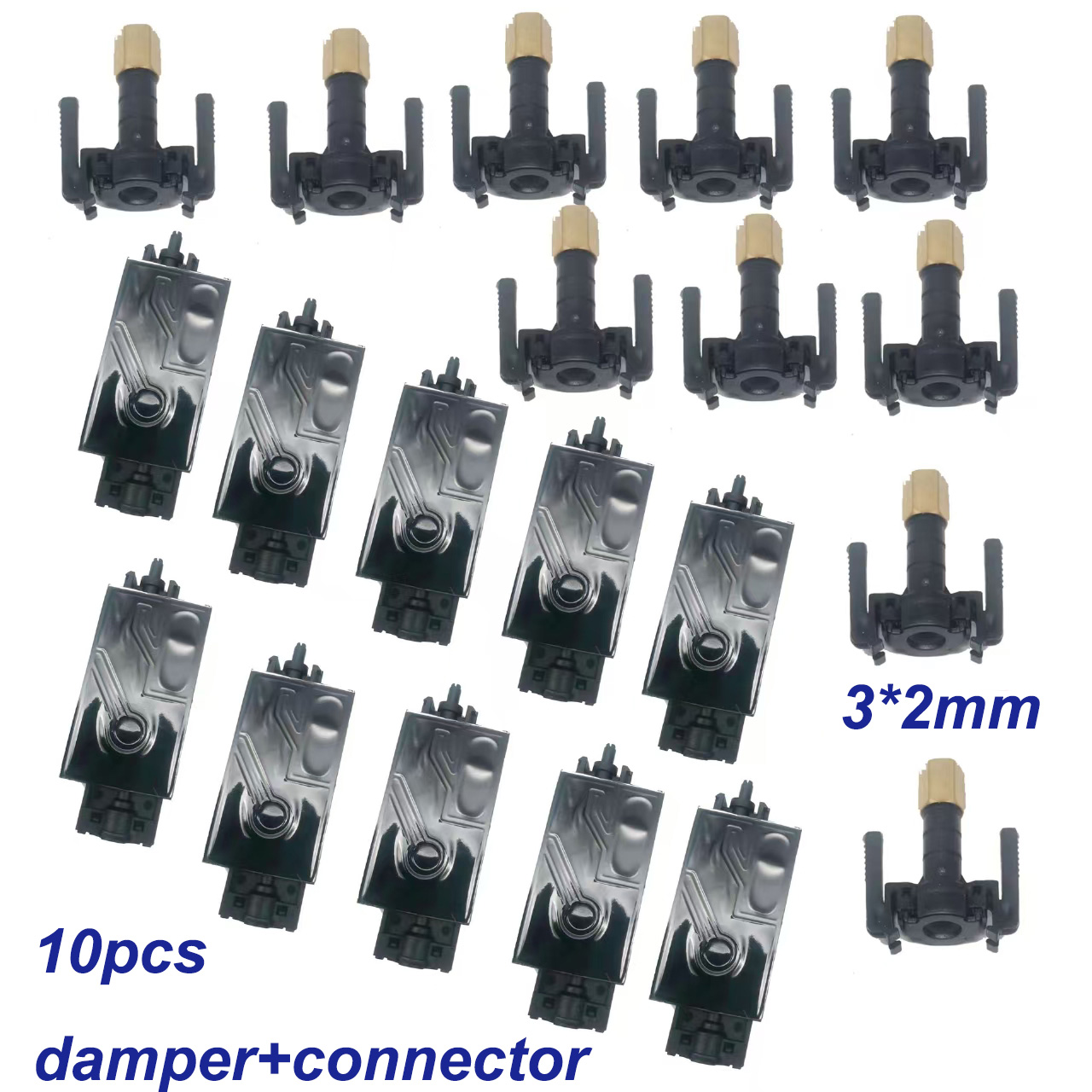 10PCS DX5 UV ink damper for Mi - огляд і ціна Eco Solvent Ink Cartridge