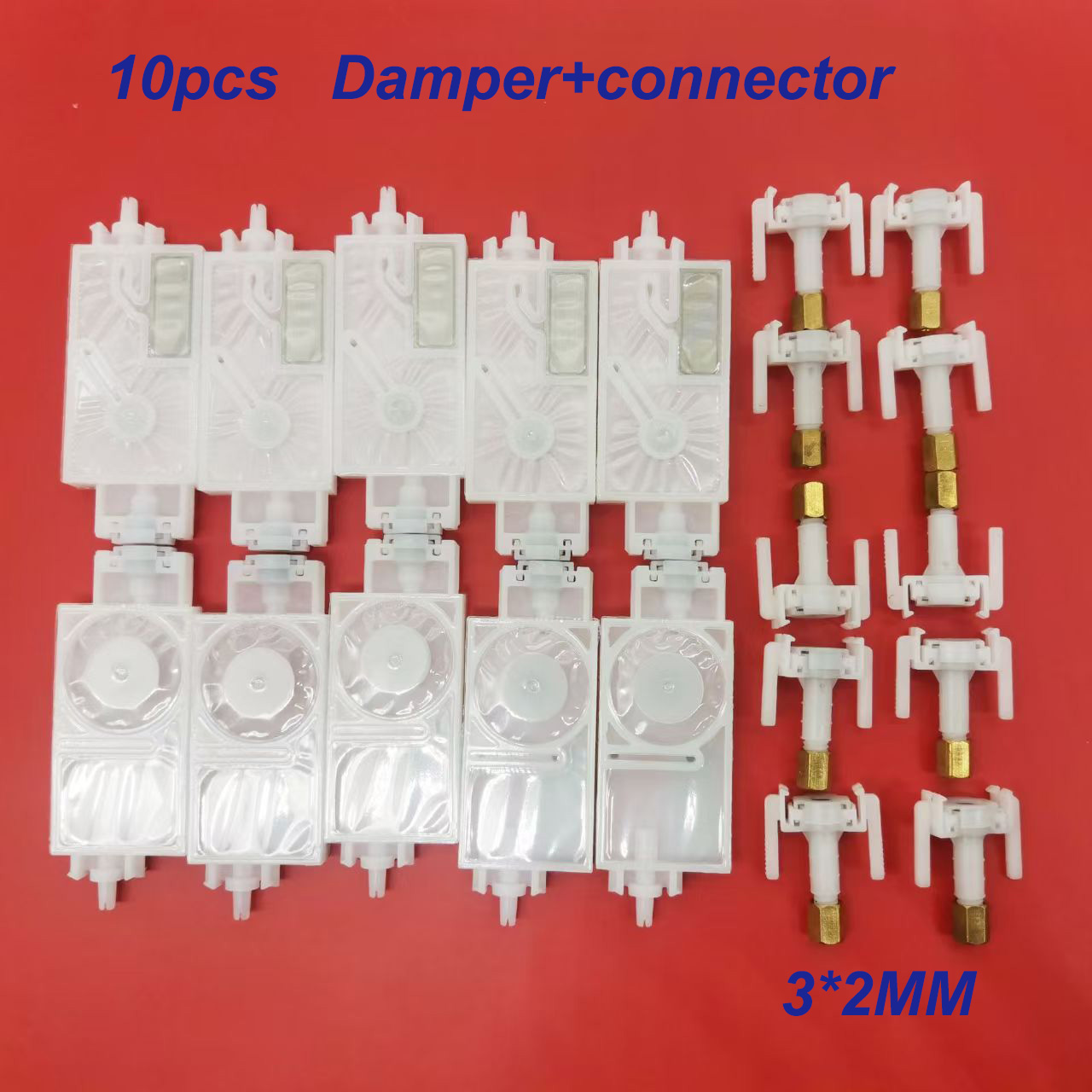 10PCS DX5 UV ink damper for Mi - огляд і ціна Eco Solvent Ink Cartridge