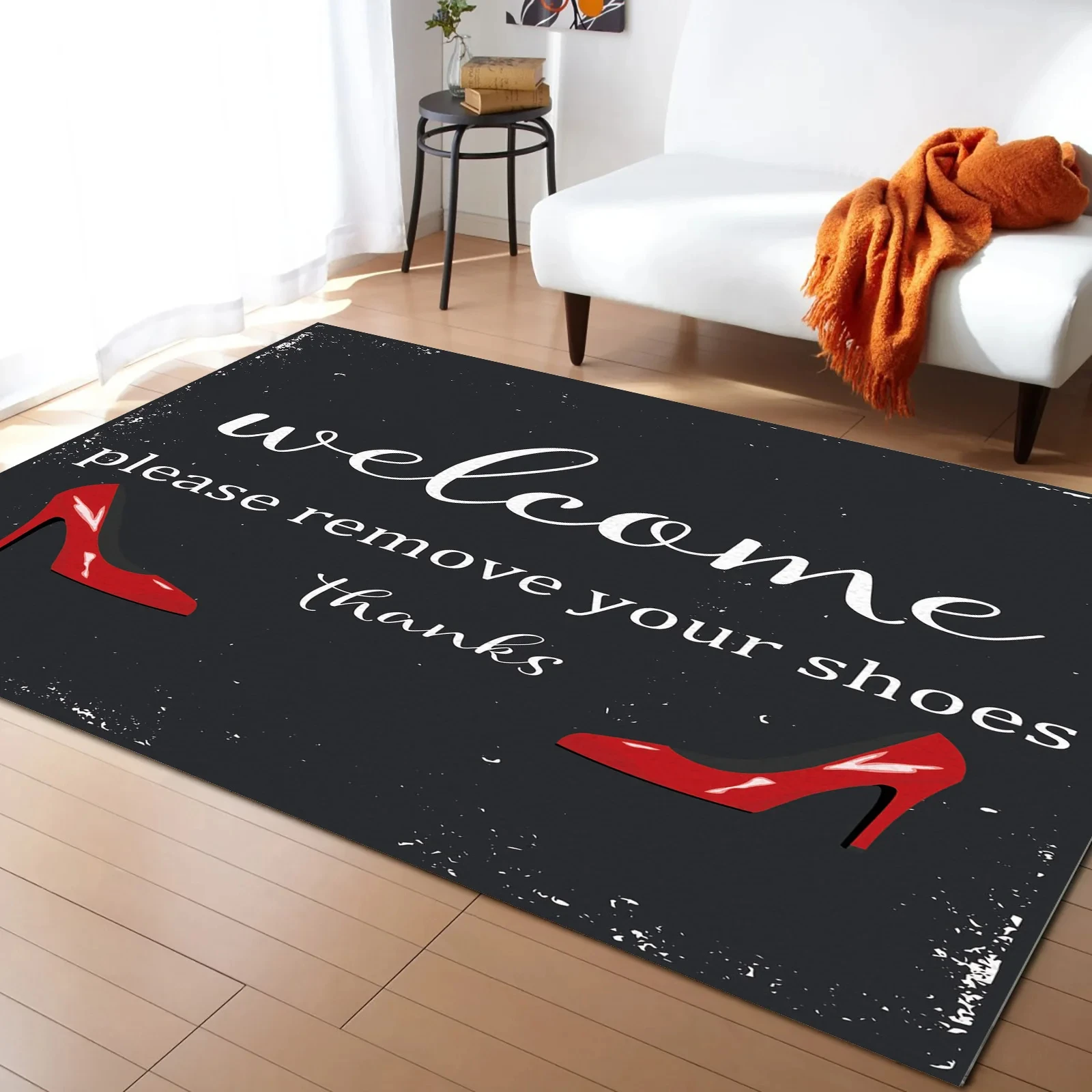 Red High Heel Print Area Rug,  - огляд і ціна Commercial Printing Supplies Usa