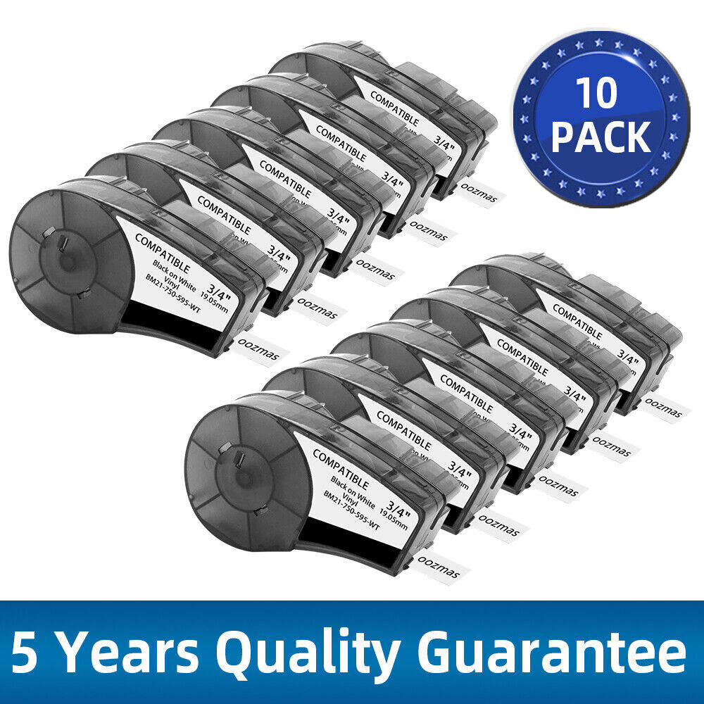 1-10PK Compatible for Brady BM - огляд і ціна Heat Transfer Vinyl Roll
