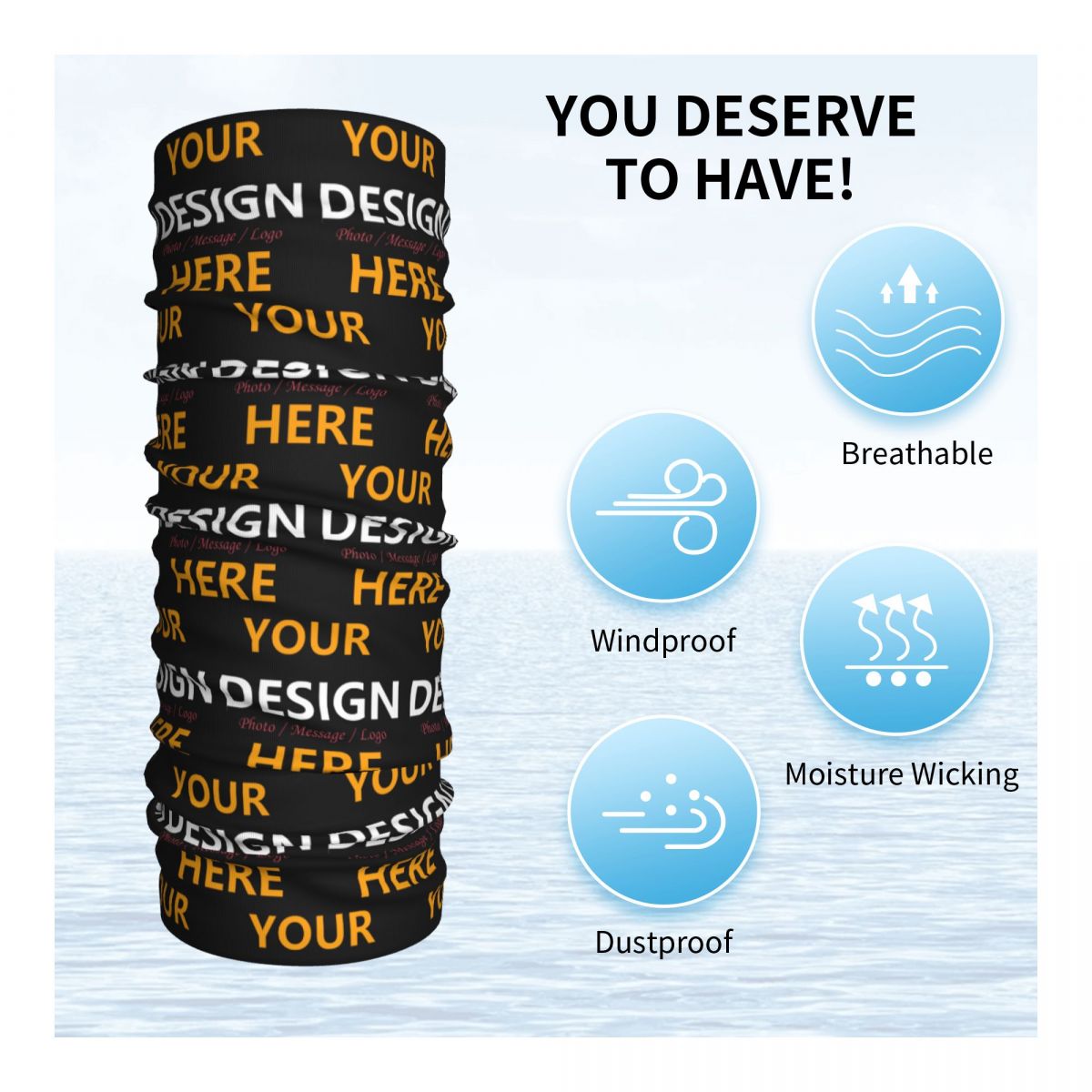 Custom Your Design Here Bandan - огляд і ціна Company Profile Printing