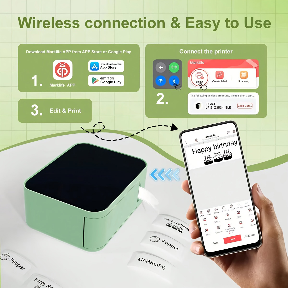 Marklife P15 Portable Printer  - огляд і ціна Commercial Printing Network
