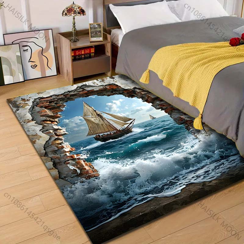 1PC Sailing ship through broke - огляд і ціна Commercial Wall Printing
