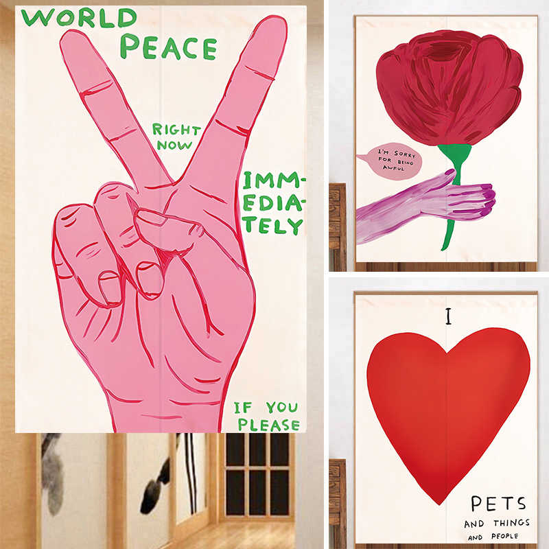 VIKAMA Hand Drawn Heart Noren  - огляд і ціна Commercial Printing Rates