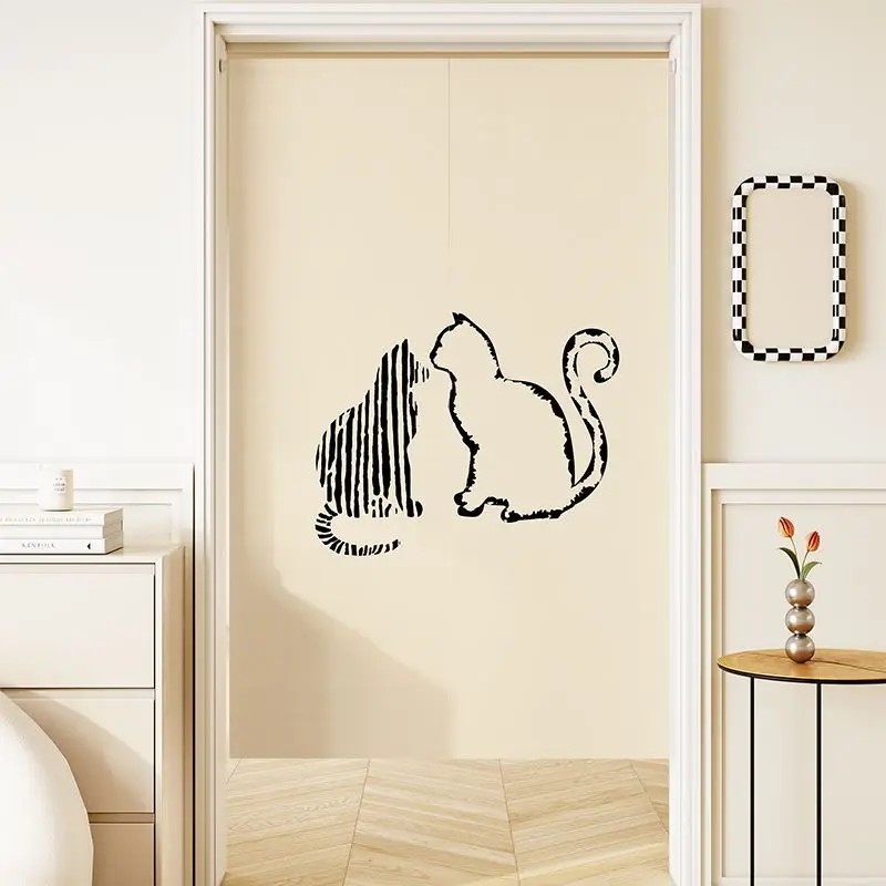 VIKAMA Minimal Line Cat Noren  - огляд і ціна Commercial Printing Rates