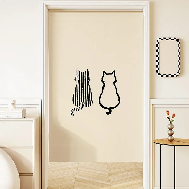 VIKAMA Minimal Line Cat Noren  - огляд і ціна Commercial Printing Rates