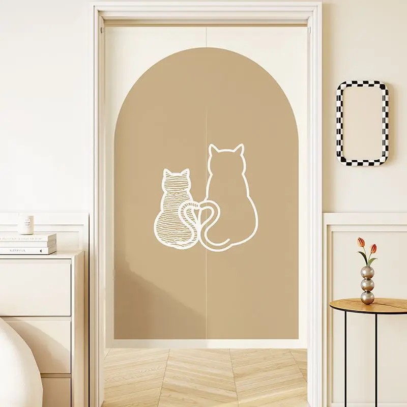 VIKAMA Minimal Line Cat Noren  - огляд і ціна Commercial Printing Rates