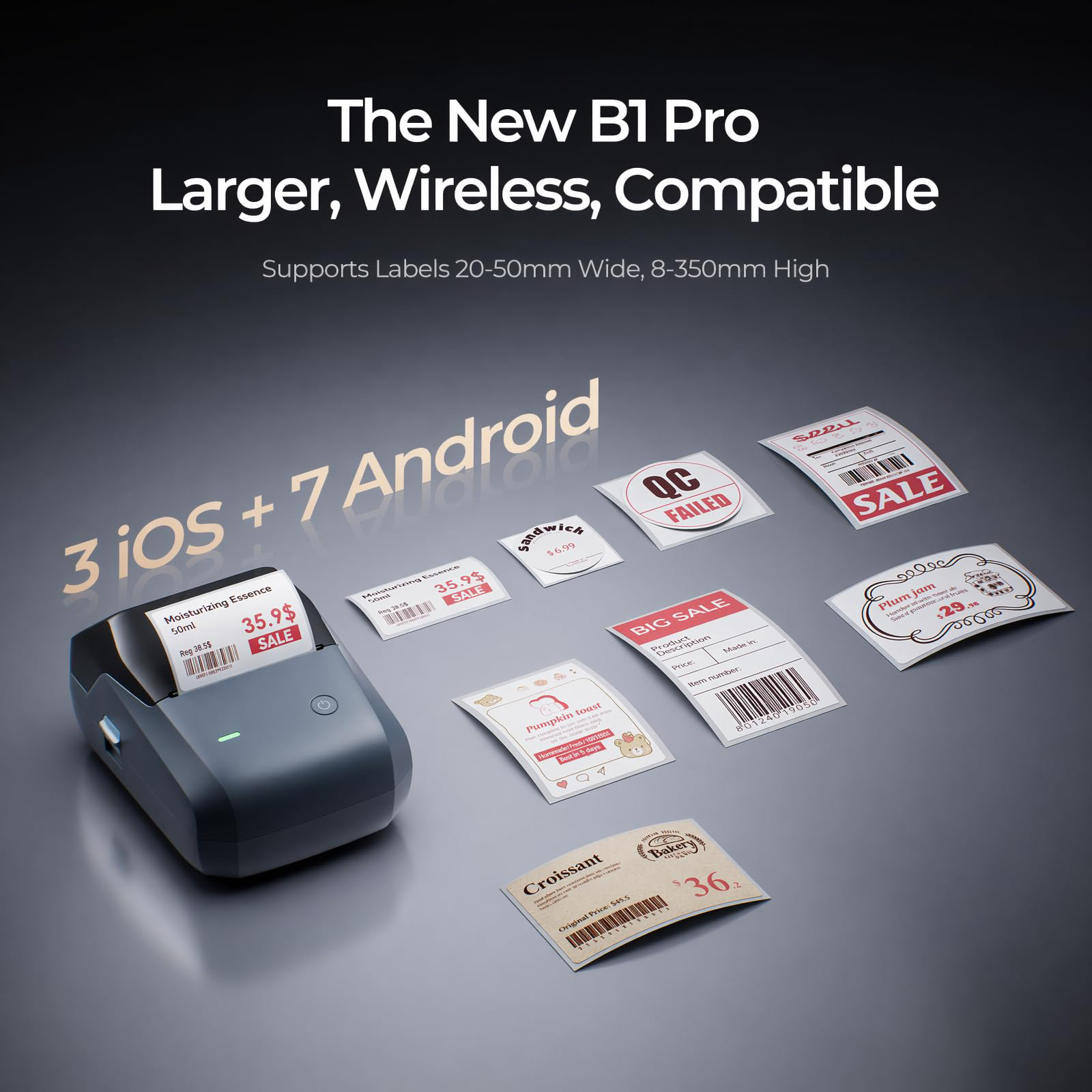 Niimbot B1Pro Label Maker 300D - огляд і ціна Commercial Printing Network
