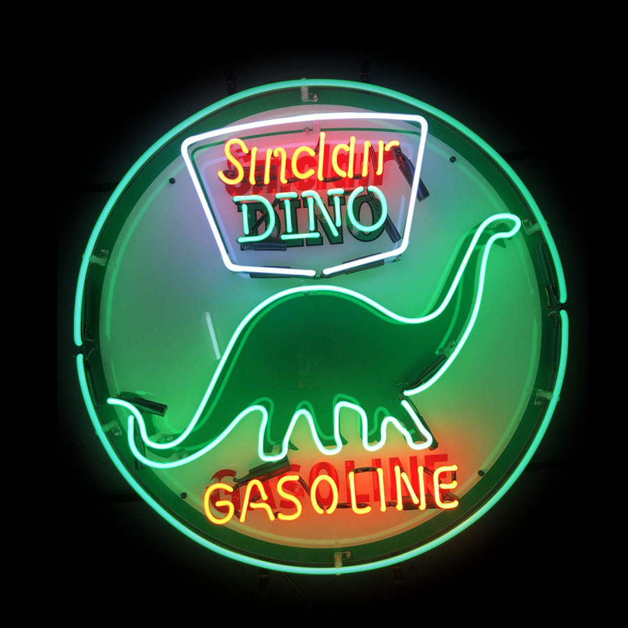 Sinclair Dino Gasolin Gas Oil  - огляд і ціна Commercial Wall Printing