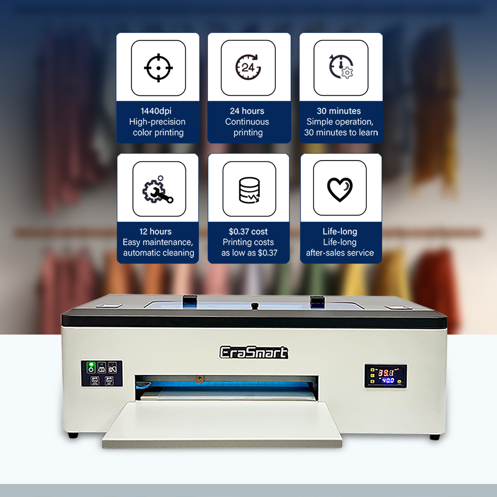 EraSmart 1390 Print Head Inkje - огляд і ціна Commercial Dtf Printing Machine