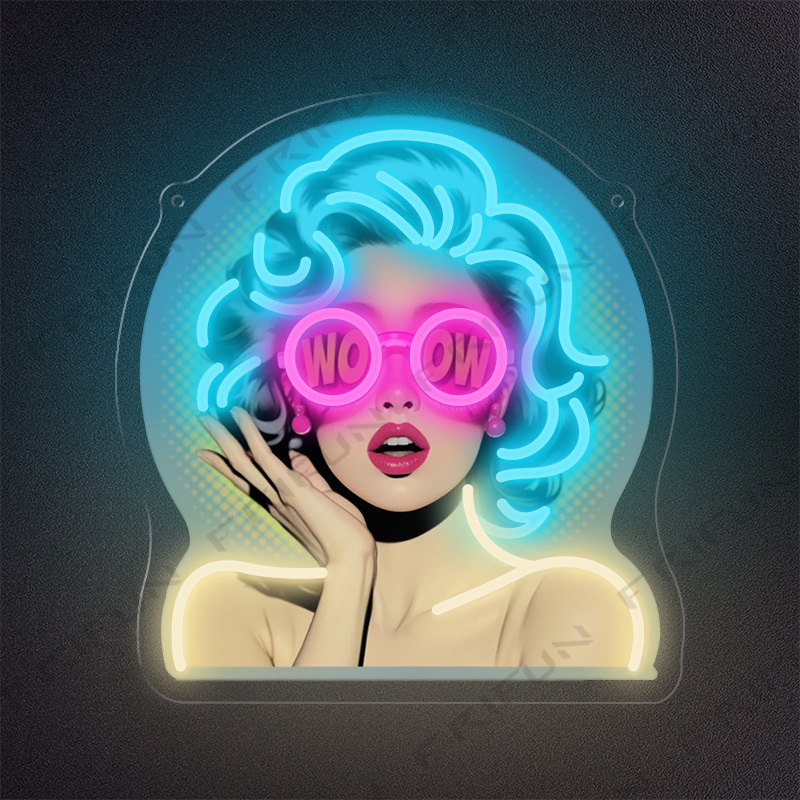 WOW Curl Girl Neon Sign UV Pri - огляд і ціна Commercial Printing Services