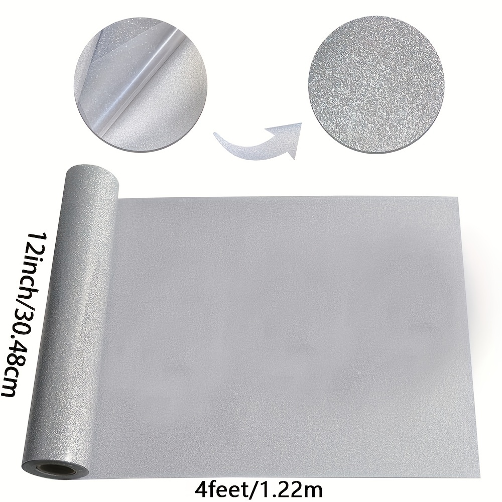 1 Pack, Glitter HTV Heat Trans - огляд і ціна Heat Transfer Vinyl Roll