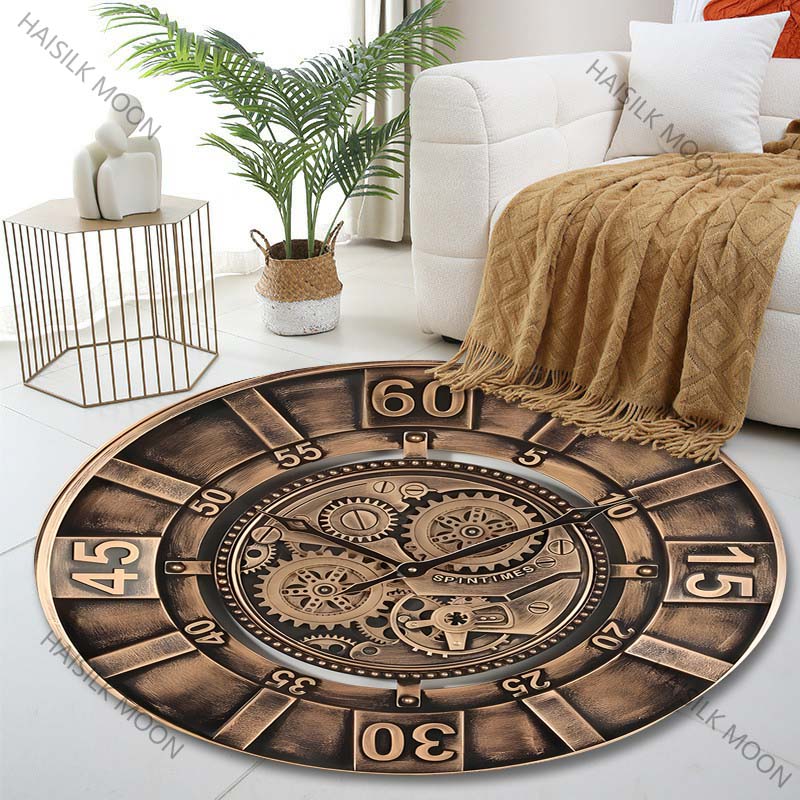 1PC Vintage gear wall clock fa - огляд і ціна Commercial Wall Printing
