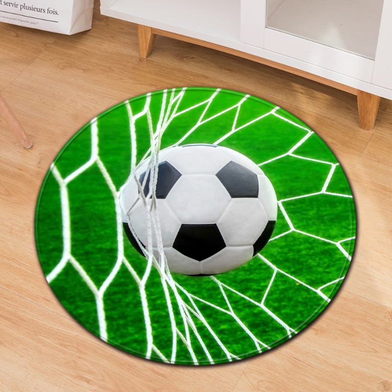 Soccer Theme Round Carpet Spor - огляд і ціна Commercial Printing & Packaging Pvt Ltd Photos