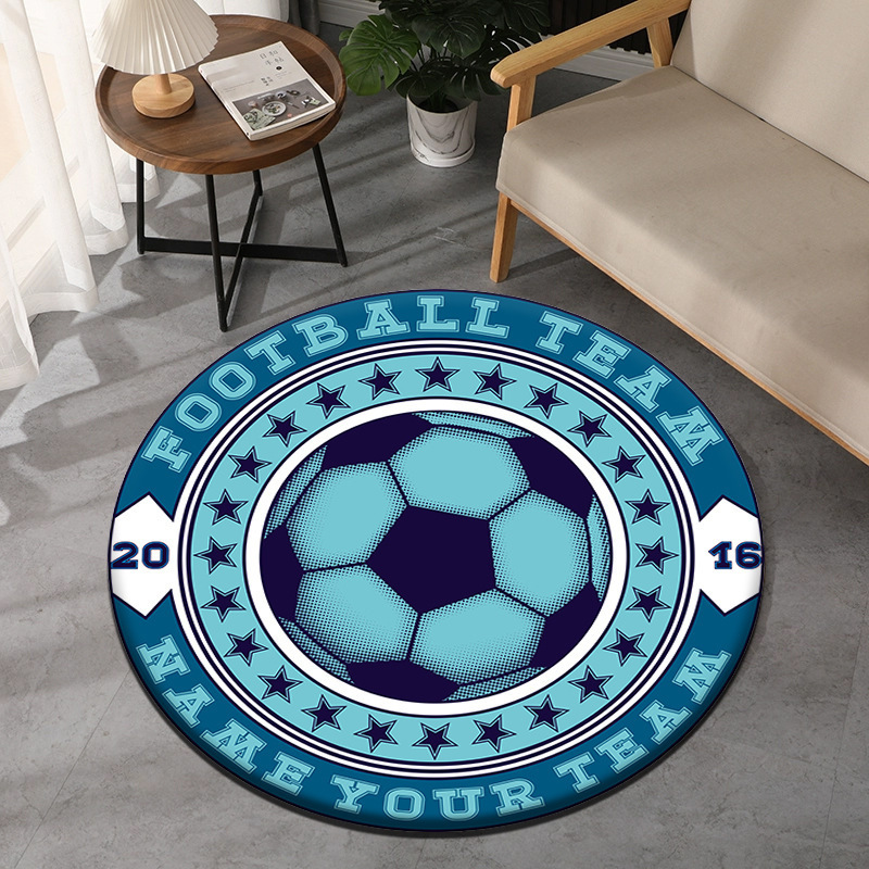 Soccer Theme Round Carpet Spor - огляд і ціна Commercial Printing & Packaging Pvt Ltd Photos