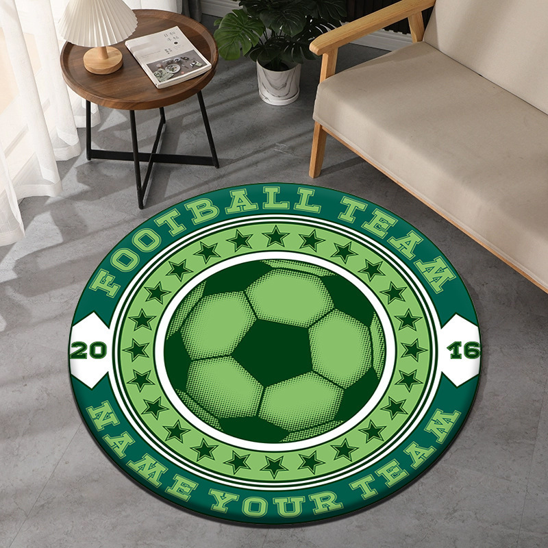 Soccer Theme Round Carpet Spor - огляд і ціна Commercial Printing & Packaging Pvt Ltd Photos