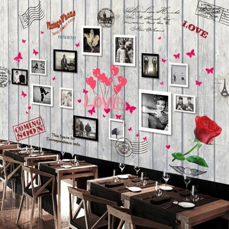 European and American wood gra - огляд і ціна Commercial Wall Printing